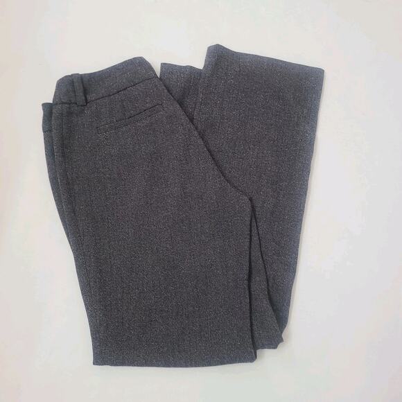 Jones New York Womens Pants Slacks Heathered Black Grey Sz 6 - Picture 5 of 10